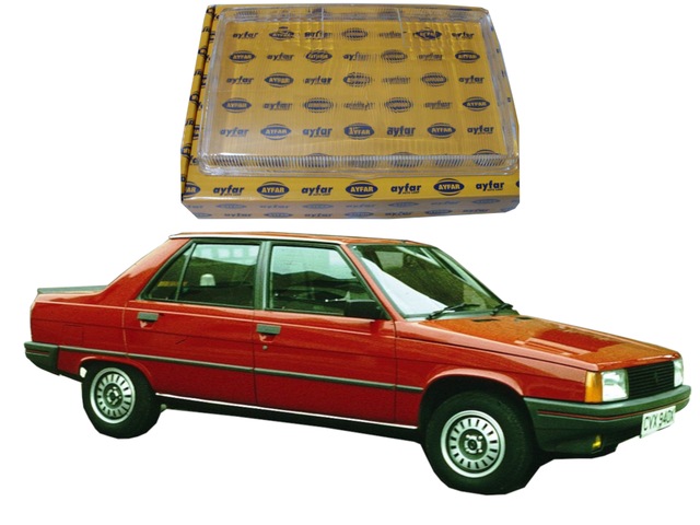 Renault 9 far camı