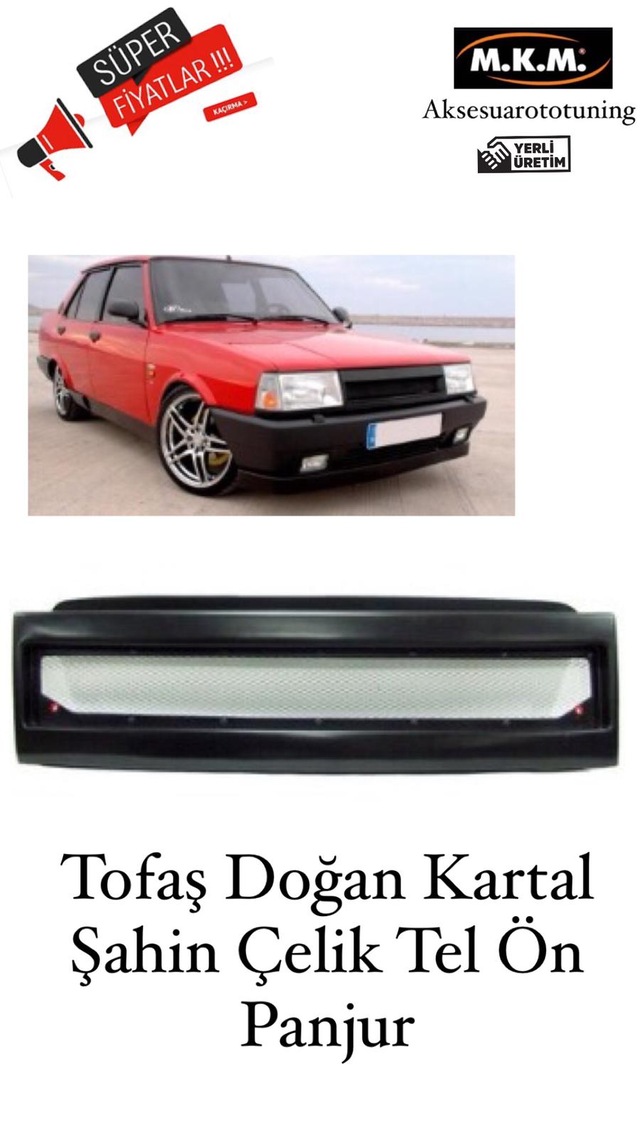 tofas dogan kartal sahin celik tel on panjur fiyatlari ve ozellikleri