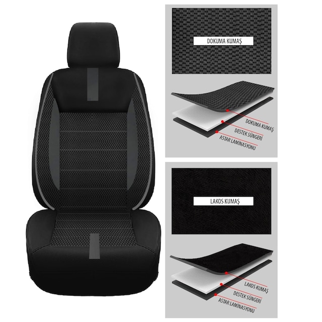 renault clio 3 oto koltuk kilifi on arka full set fiyatlari ve ozellikleri