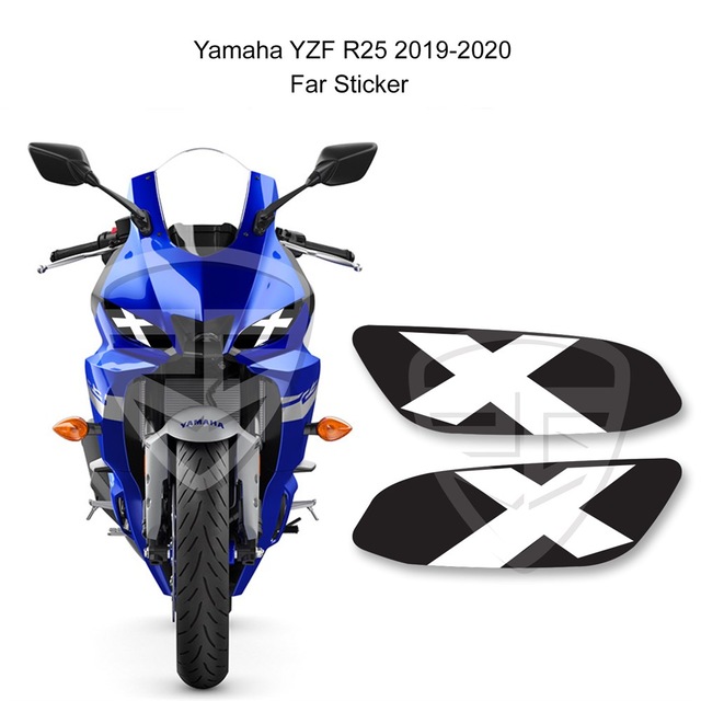 Yamaha Yzf R25 2019 2020 X Siyah Beyaz Far Sticker Far Gozu Far F Fiyatlari Ve Ozellikleri