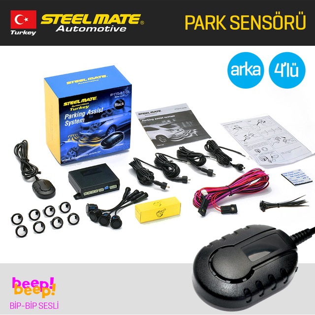 Orijinal Steelmate 4lu Sesli Arka Yuksek Kalite Park Sensoru Fiyatlari Ve Ozellikleri Orijinal Steelmate 4lu Sesli Arka Yuksek Kalite Park Sensoru Fiyatlari Ve Ozellikleri