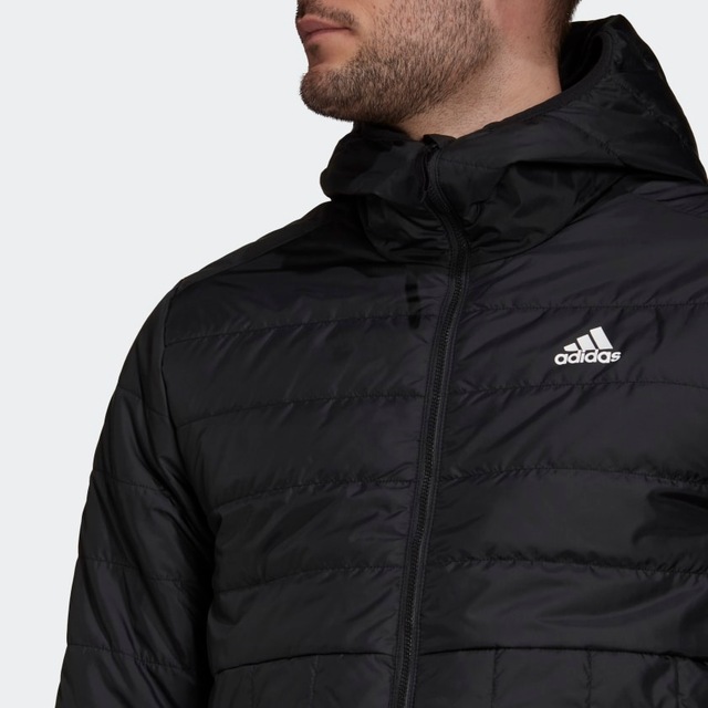 adidas Itavic 3-Stripes Light Hooded Jacket - Black | adidas UK