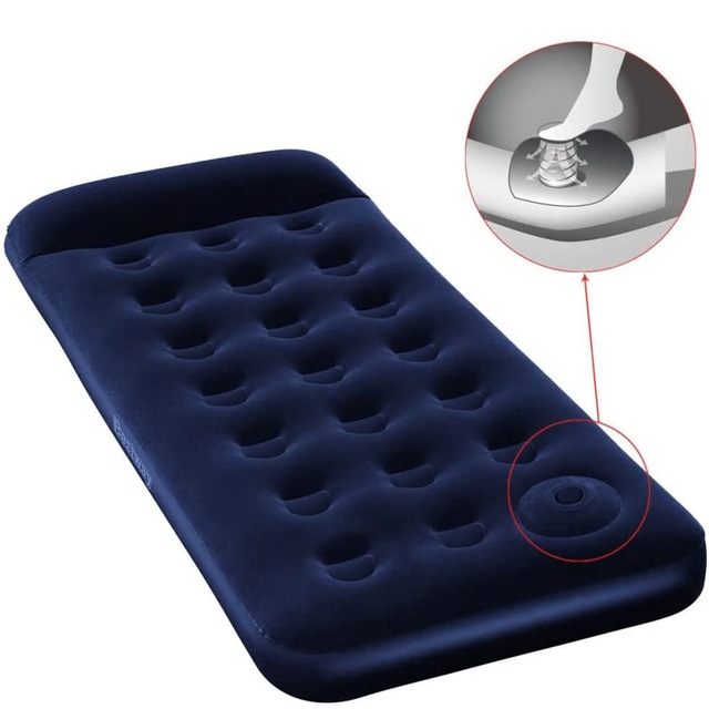 bestway pavillo 67224 twin 188x99x28 cm pompali mavi sisme yatak fiyatlari ve ozellikleri