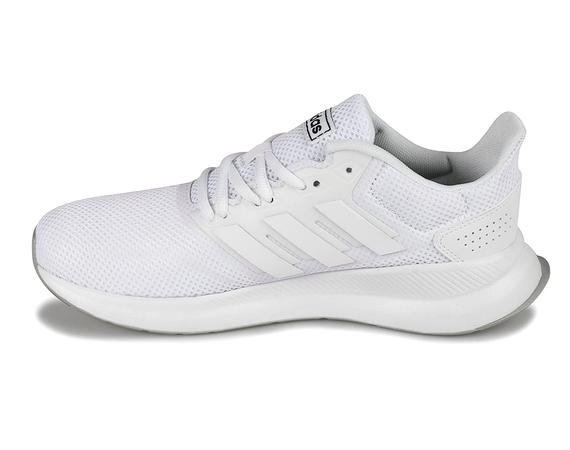 Achat chaussures Adidas Junior Basket ville, vente Adidas RUNFALCON K -  F36548 - Blanc - Baskets blanches