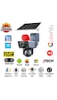 O-kam 3815 3mp+3mp 6mp 4g Sim Kartlı, Solar Panelli, Sirenli, 2 Lens 3 Görüntü, Ip66 Alert Ptz