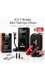 Solvis 4'ü 1 Arada 12v Akıllı Akü Takviye Cihazı, Lastik Şişirme, Powerbank Ve Led Aydınlatma Çanta Hediyeli
