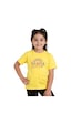 Fyk Kids Kız Çocuk Sweat Sassy Baskılı Tişört Sarı