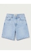 it's basic Kadın Ice 4s6-3 Skater Fit Bermuda Denim Şort Ice Rengi