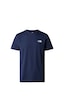 The North Face M S/s Simple Dome Tee Erkek Tişört Lacivert 001