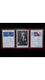 Atatürk-gençliğe Hitabe-istiklal Marşı Mdf Portre Tablo Köşe 3 Lü Set 35x50cm