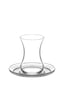 Lav Buket Cam Çay Seti 6 Kişilik 135 ml (6 Çay Bardağı, 6 Çay Tabağı)
