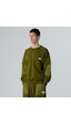 The North Face M Terry Relaxed Crew Erkek Sweatshirt-31522 Yeşil