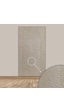 Tink 3d Kendinden Yapışkanlı Akustik Keçe Panel Duvar Kağıdı Desenli 52x98 Cm 2 Adet 1 M² Ekru