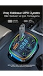Bluetooth Araç Çakmaklık Fm Transmitter 48w Pd Hızlı Şarj Çift Mikrofon Araç Şarj Cihazı