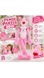 Peluş Pembe Panter 60 Cm Uzun Bacaklı Yumuşak Sevimli Oyuncak Dekoratif Hediye