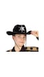 Çocuk Kovboy Şapkası Sheriff Şapkası Siyah Renk Çocuk Kovboy Şapkası Sheriff Şapkası Siyah Renk