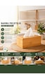 Porsima 0006 Bambu Peçetelik Ahşap Dekoratif Peçetelik