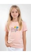 Fyk Kids Kız Çocuk Basic Malibu Baskılı T-shirt Somon