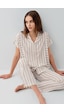 Pierre Cardin Kadın Krem Gömlek Pijama Takım Pc9178-s-v1 Krem