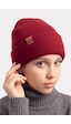 Sayzen Your Shine Katlamalı Dokuma Basic Bere Bordo