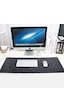 Büyük Keçe Sümen Oyun Mouse Pad Klavye Mat Masa Koruyucu 3mm Antrasit Renk 90x40cm