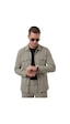Deep Sea Deepsea Yeşil Slim Fit Gofre Dokulu Yazlık Spor Takım Elbise Yarım Astarlı Likralı 2 Li Kombin 2604007
