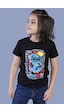 Toontoy Kids Toontoy Erkek Çocuk Skate Baskılı Tişört Siyah