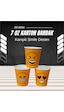 7 oz Karton Bardak 500 Adet Coffee Time Desen Maycup