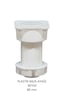 Plastik Baza Ayağı, Beyaz, 8 Cm Beyaz Plastik Baza Ayağı, Beyaz, 8 Cm Beyaz