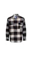 Jack & Jones Ekose Desenli Göğüs Cepli Gömlek - Blafri 12245681 Ginger Siyah