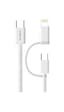 Torima U16 2 İn 1 Type-C To Type-C And Ligthning 100 CM 65 W Hızlı Şarj Ve Data Kablosu