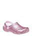 Crocs Klasik Kalın Simli Çocuk Terlik Pembe