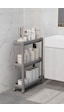 Mithra Life 3 Katlı Tekerlekli Slim İnce Gri Banyo Mutfak Rafı Mıt1127 Gri Mithra Life 3 Katlı Tekerlekli Slim İnce Gri Banyo Mutfak Rafı Mıt1127 Gri