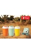 400 Ml Tombik Mug Termos Pipetli Renkli Sarı