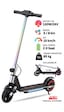 Elektrikli Çocuk Scooter - Çift Frenli Katlanabilir - Led Işıklı - Ön Çift Süspansiyonlu 8+ Gri Elektrikli Çocuk Scooter - Çift Frenli Katlanabilir - Led Işıklı - Ön Çift Süspansiyonlu 8+ Gri