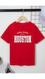 Uyguntarz Çocuk Houston Pamuklu Tshirt Kırmızı Uyguntarz Çocuk Houston Pamuklu Tshirt Kırmızı