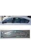 Honda Civic Fb7 2012-2015 Cam Çıtası Tam Tur 12 Parça Krom
