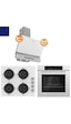 Ferre Fryart Serisi XE63CB + CS206-FA + D081-SA Silenart Ankastre Set