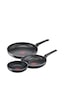 Tefal Titanyum 1X SimpleCook 20/24/28 Cm Difüzyon Tabanlı 3'lü Tava Seti