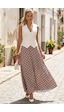 Madmext Bej Puantiyeli Maxi Kadın Saten Etek Mg2725 Madmext Bej Puantiyeli Maxi Kadın Saten Etek Mg2725