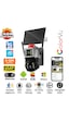 O-kam 7015 3mp+3mp 6mp 4g E-sim Kartlı Solar Panelli 2 Lens Alert Ptz