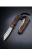El Yapımı Kamp Çakı Outdoor Tanto Model Kahverengi