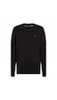 Tommy Hilfiger Erkek Yuvarlak Yaka Cotton Crew Neck Kazak - Siyah Black