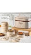 Porsima Bl25231 Isı Yalıtımlı Çanta Paslanmaz Çelik 4 Parça Vakumlu Yemek Termosu Beslenme Kutusu Taşınabilir Lunch Box Sefer Tası Krem Porsima Bl25231 Isı Yalıtımlı Çanta Paslanmaz Çelik 4 Parça Vakumlu Yemek Termosu Beslenme Kutusu Taşınabilir Lunch Box Sefer Tası Krem