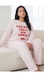 Siyah İnci Pamuklu Likralı Büyük Beden Battal Boy Örme Pijama Takım 26240899 Çok Renkli