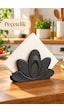 Porsima L-0344 Dekoratif Peçetelik Masa Üstü Peçetelik 4 X12cm Antrasit Antrasit