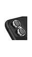 Buff Apple Uyumlu iPhone 11 / 12 / 12 Mini Kamera Metal Lens Koruyucu Gümüş