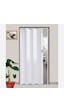 Akordiyon Kapı Beyaz 85X203
