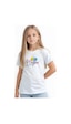 Fyk Kids Kız Çocuk Basic Malibu Baskılı T-shirt Beyaz