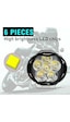 2 Adet Led Motosiklet Sis Far Montaj Sis Drl Lamba Scooter Motosiklet Için Çakar & Sabit Mod